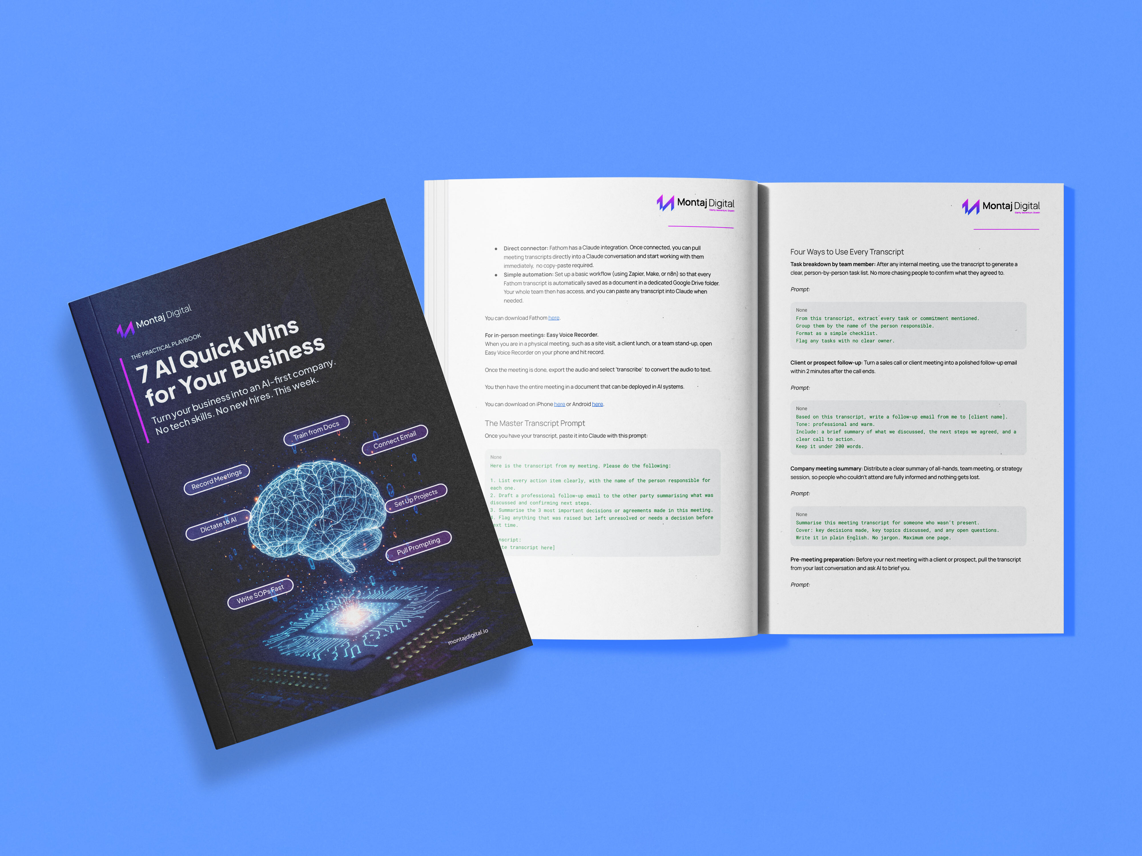 7 AI Quick Wins for Your Business playbook